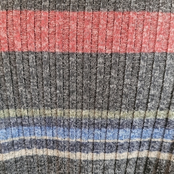 WHITE BIRCH Striped Open Front Cardigan Sweater, Size Medium - Picture 11 of 15